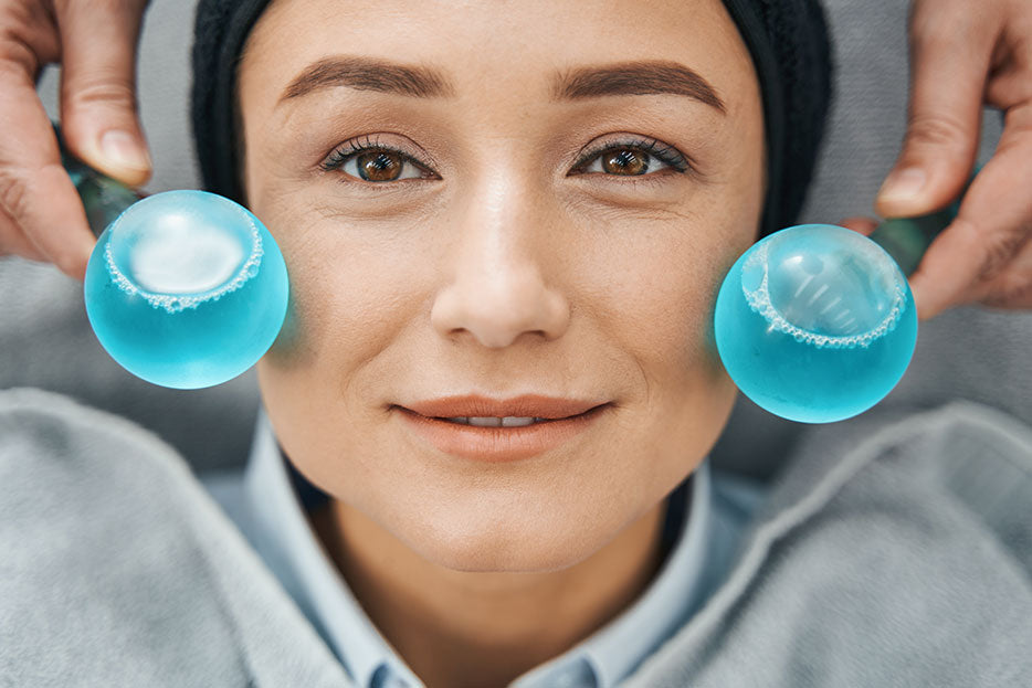 El hielo y el skincare