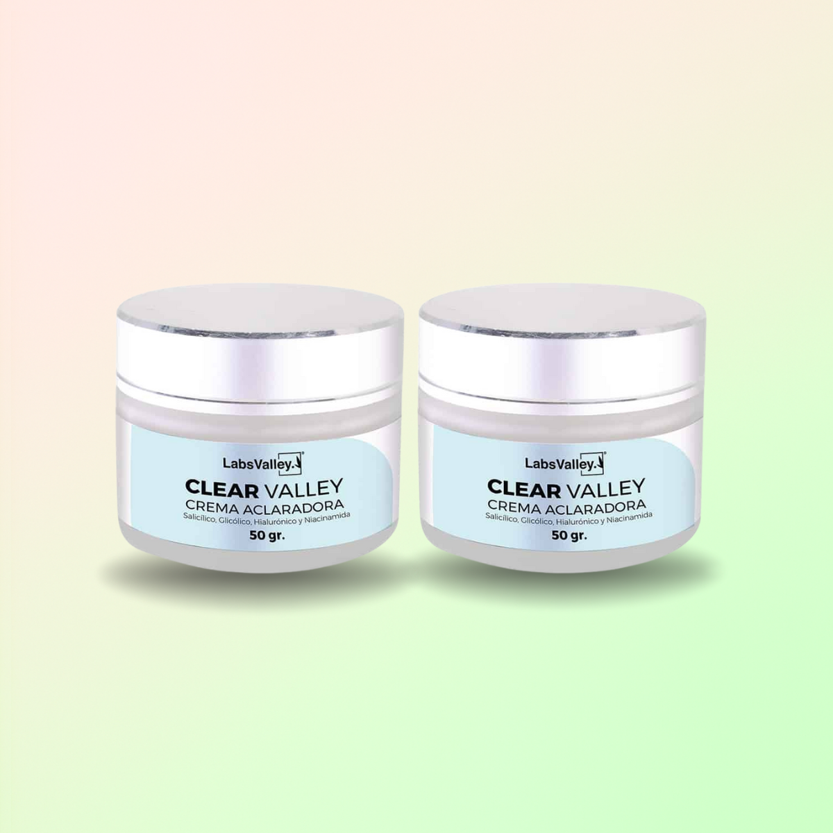 Pack 2 Cremas Aclaradoras Anti Manchas Clear Valley