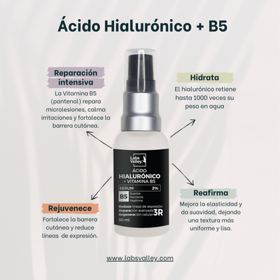 Ácido Hialurónico al 2% + B5 Envío Gratis
