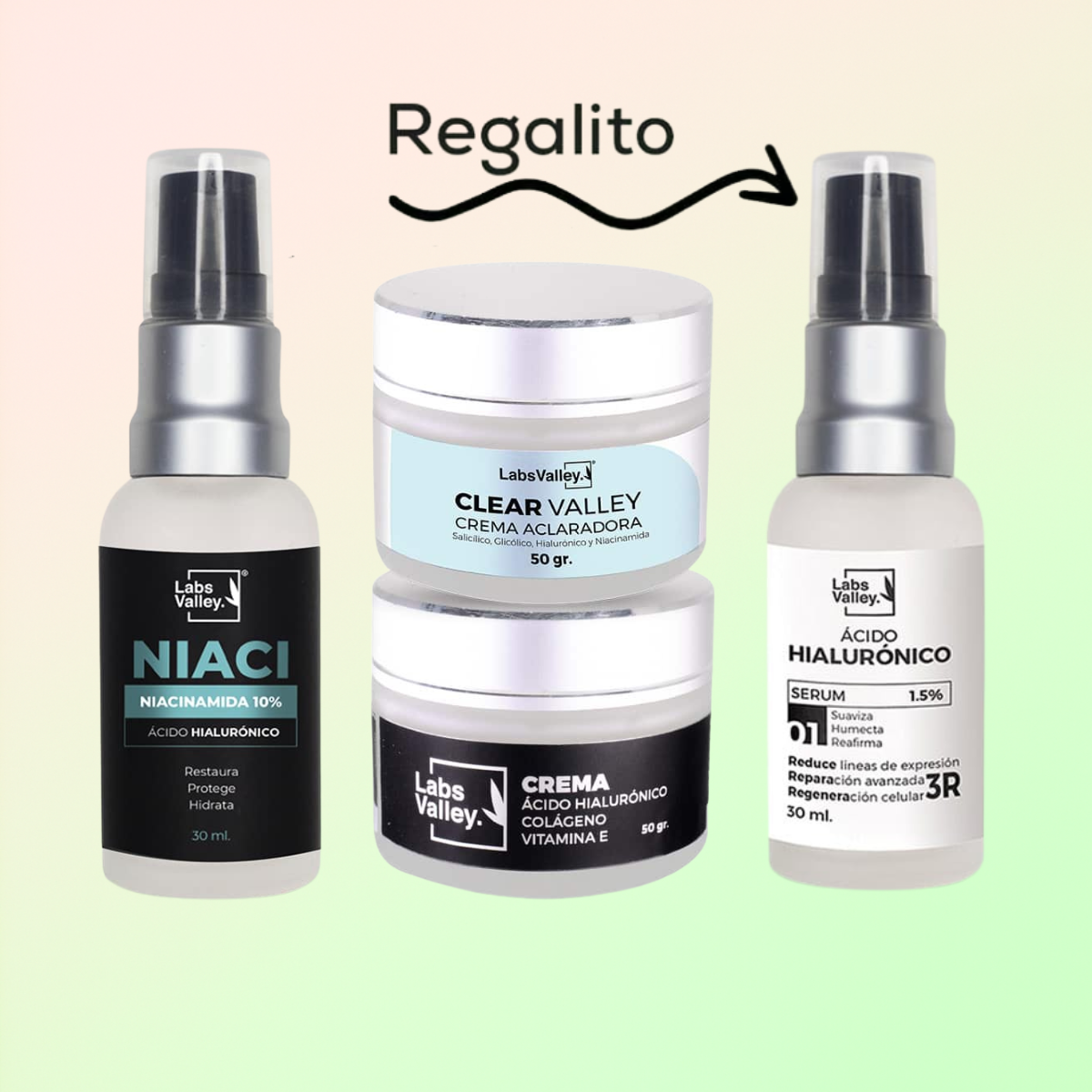 Kit Iluminación Niacinamida con 1 crema Antimanchas