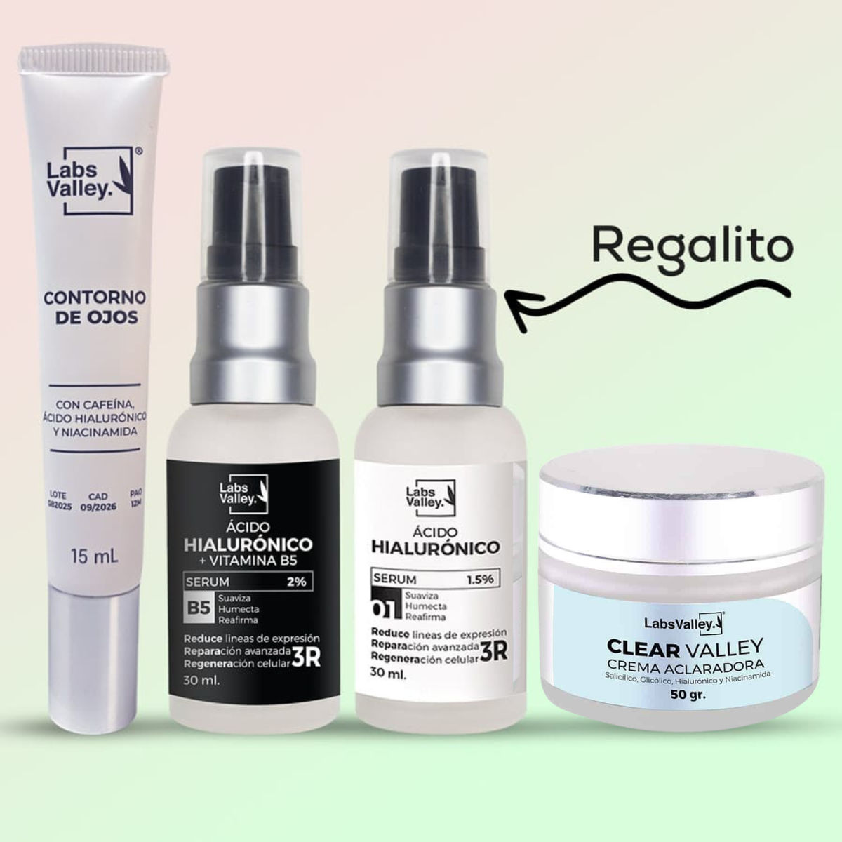Contorno de Ojos Labs Valley + Kit Anti-Manchas