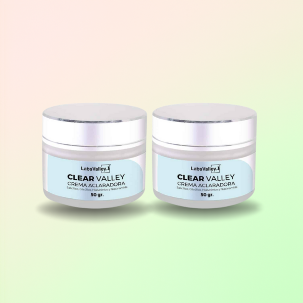 Pack 2 Cremas Aclaradoras Anti Manchas Clear Valley